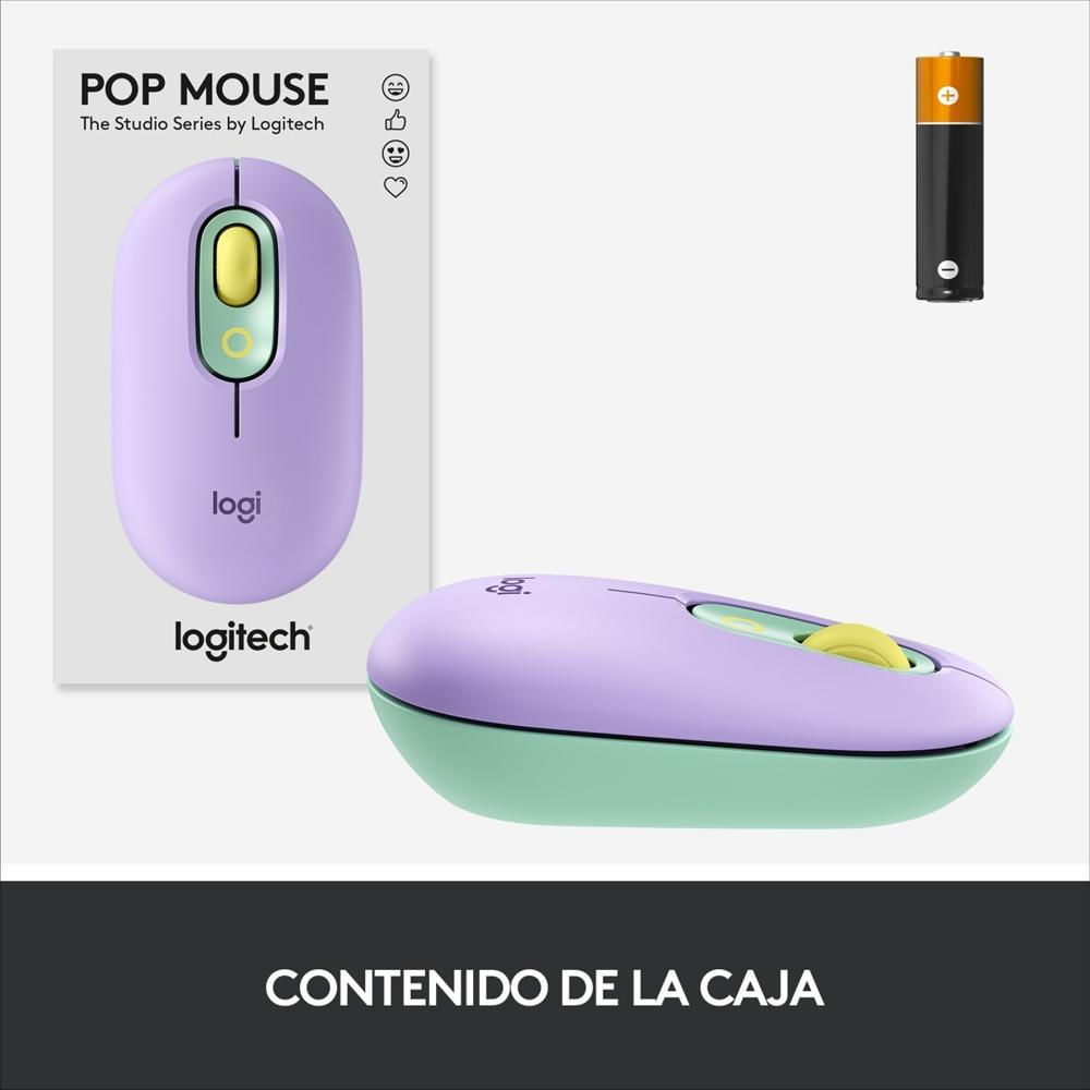 Mouse Bluetooth Función Emojis Personalizable Logitech Pop Daydream img #5