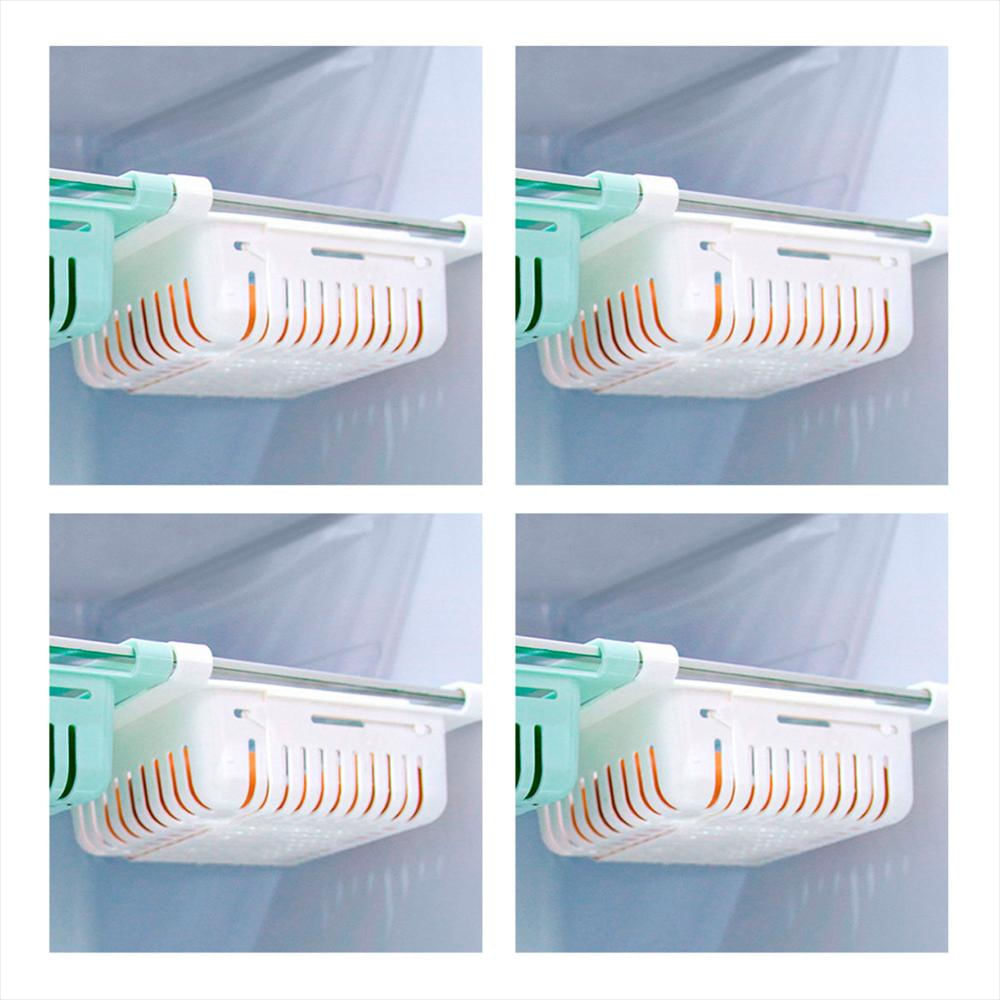 Combo: 2 Organizadores Multiusos Nevera X 2 Unid C/U Blanco img #4