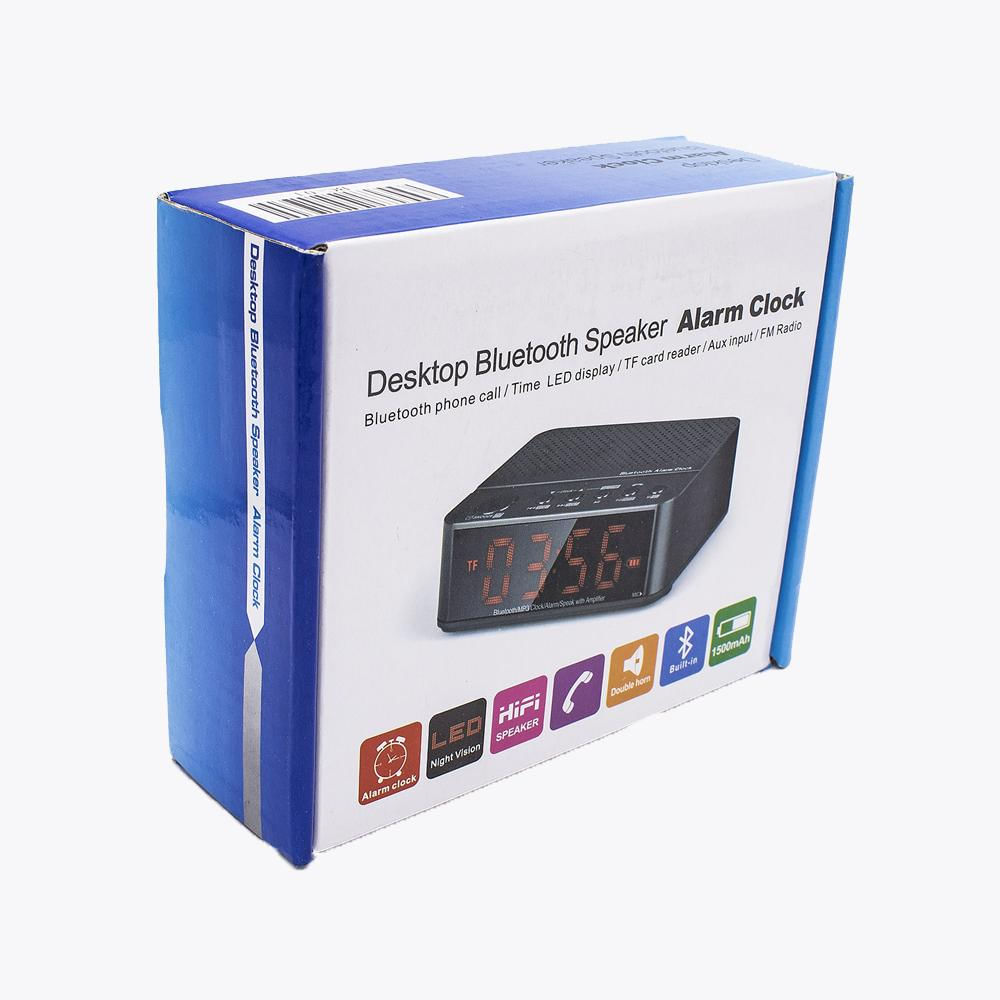 Reloj Parlante Radio Bluetooth Pantalla Oss 2042 img #2