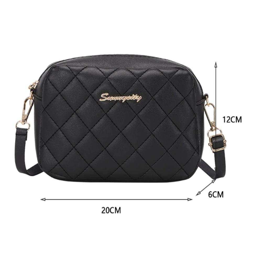 Olso Manos Libres Pequeño Cruzado Dama Mujer Elegante Rojo img #2