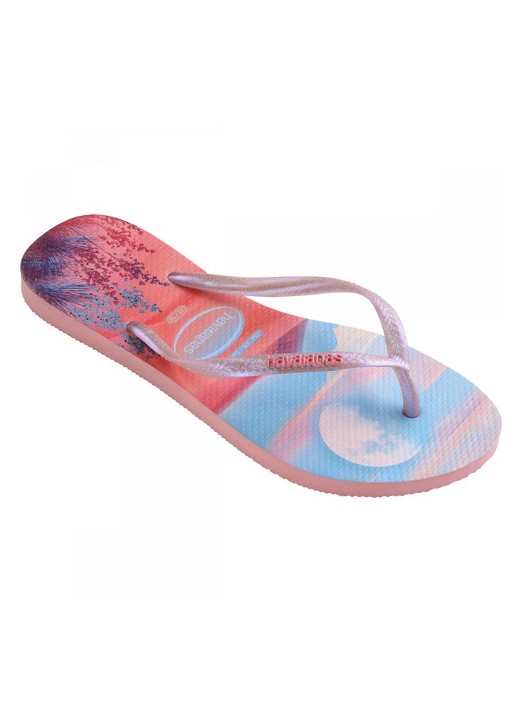 Sandalias Havaianas Slim Paisage 4132614 Rosa Macaron img #2