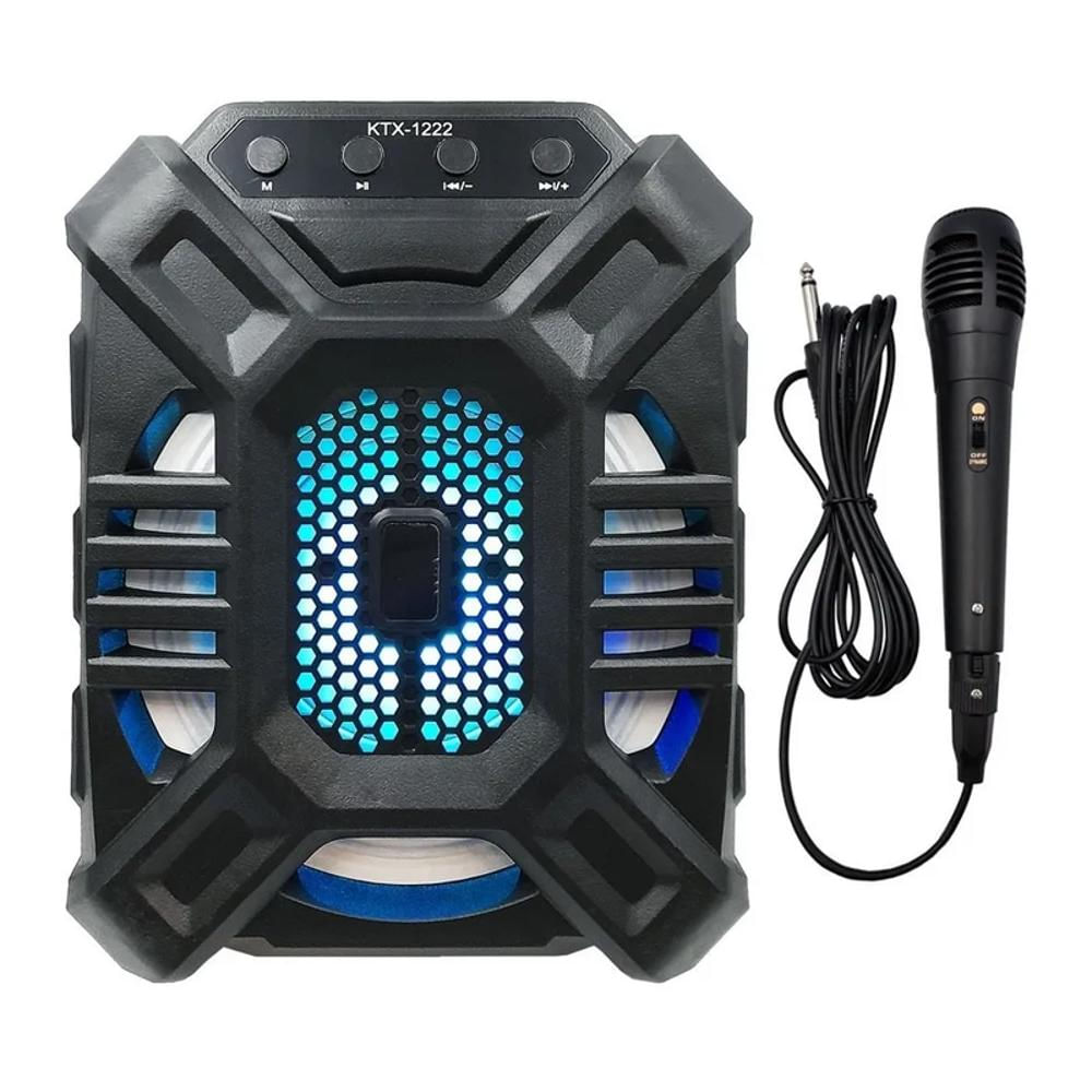 Parlante Recargable Bt Wireless Speaker 6.5 + Micrófono Ktx 1222 img #1