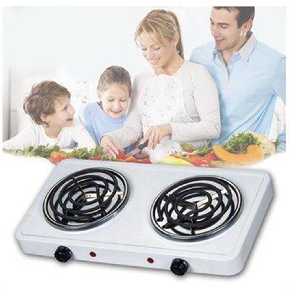 Estufa Electrica 2 Puestos 5 Niveles Temperatura Fogon img #1