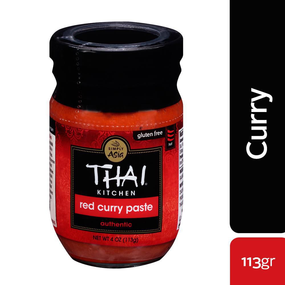PASTA DE CURRY ROJO THAI KITCHEN MARCA EXCLUSIVA 113 gr img #1
