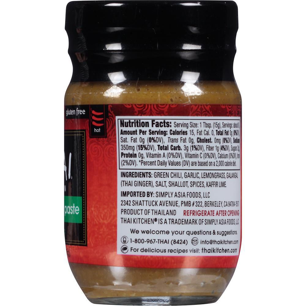 PASTA DE CURRY VERDE THAI KITCHEN MARCA EXCLUSIVA 113 gr img #2