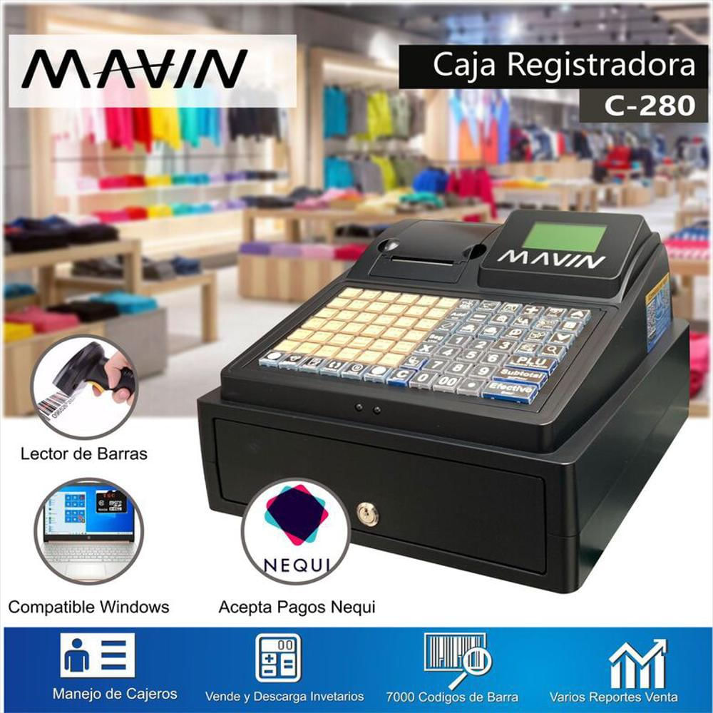 Caja Registradora Para Negocio C 280 7000 Memorias Windows img #2