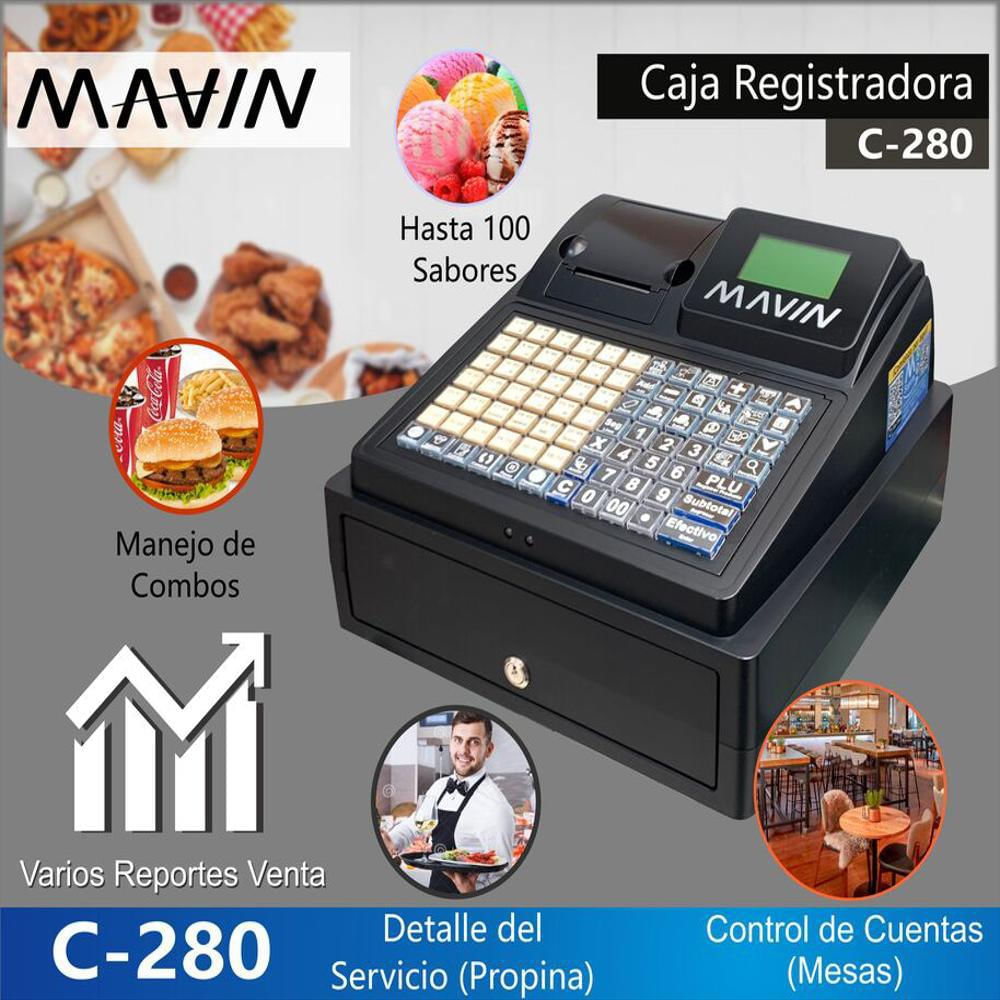 Caja Registradora Para Negocio C 280 7000 Memorias Windows img #4