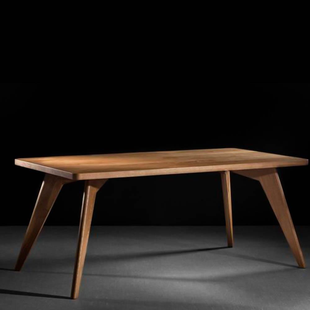 Mesa Comedor Frais En Roble Macizo Natural img #1