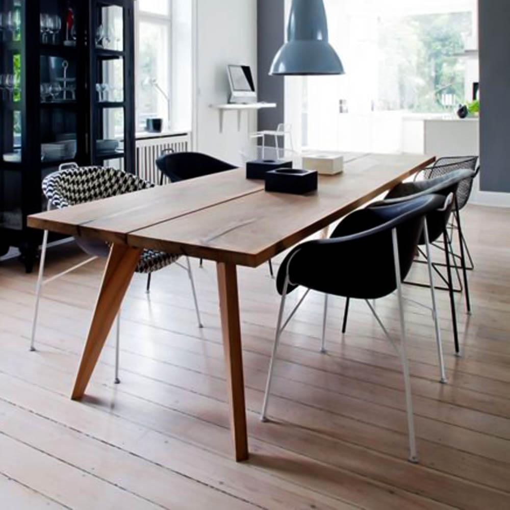 Mesa Comedor Frais En Roble Macizo Natural img #2