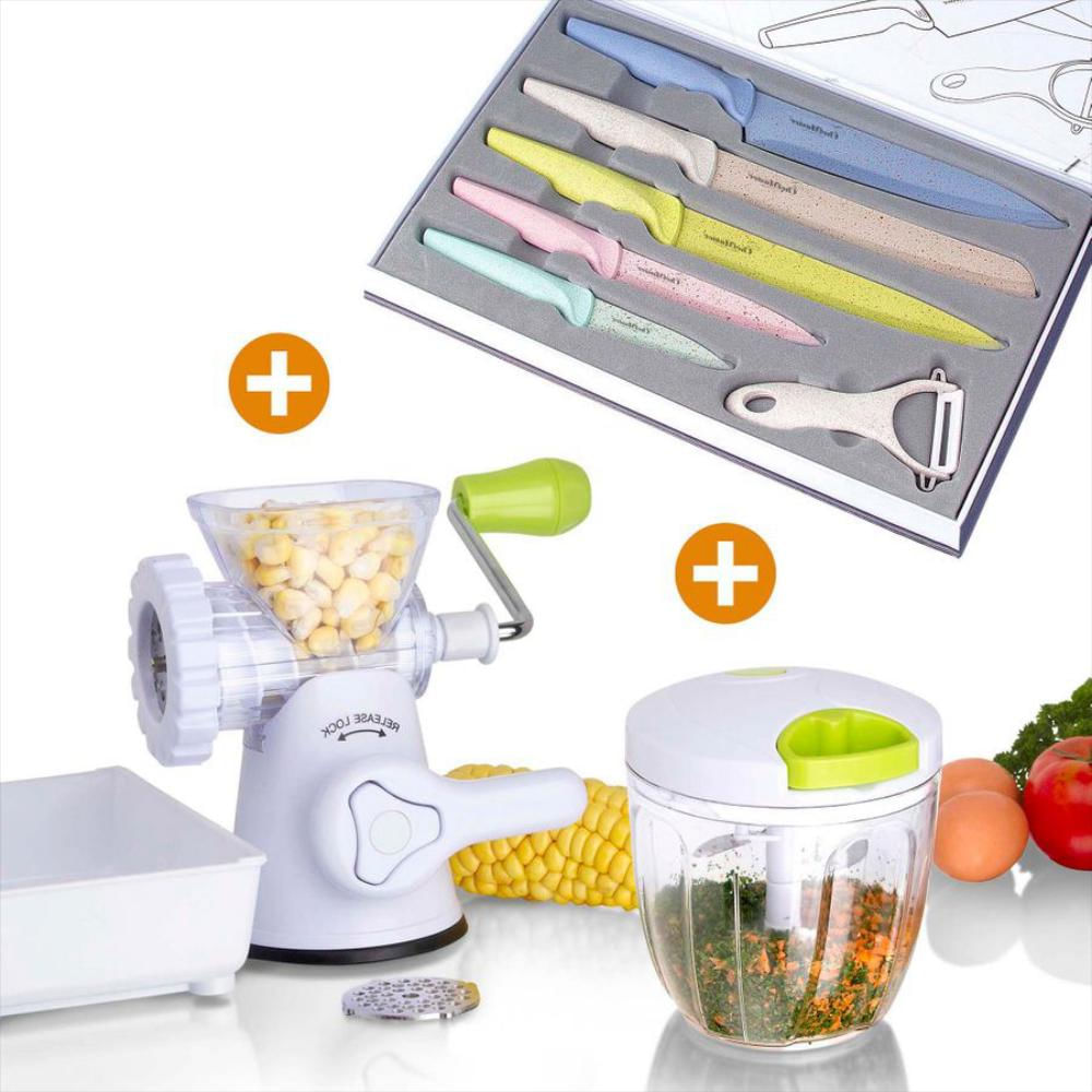 Combo Molino Cuchillos de Trigo + Picadora Halar Chef Master img #3