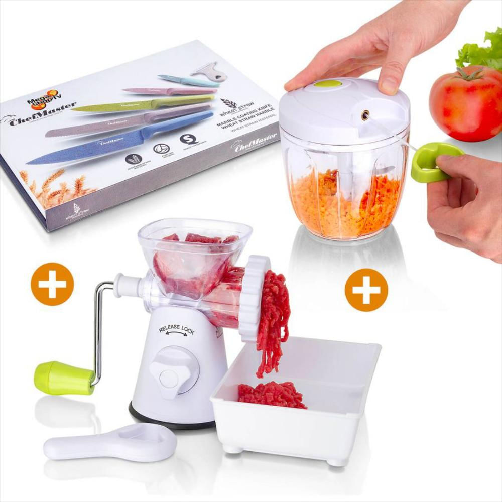 Combo Molino Cuchillos de Trigo + Picadora Halar Chef Master img #4