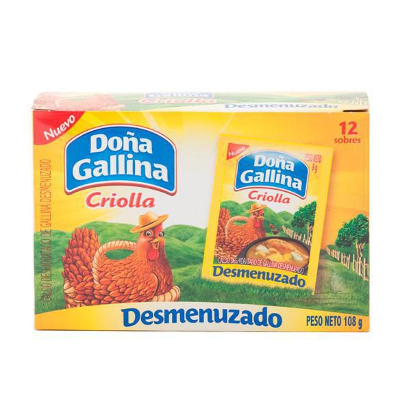 CALDO 12 UND DESMENUZADO DONA GALLINA 108 gr img #1