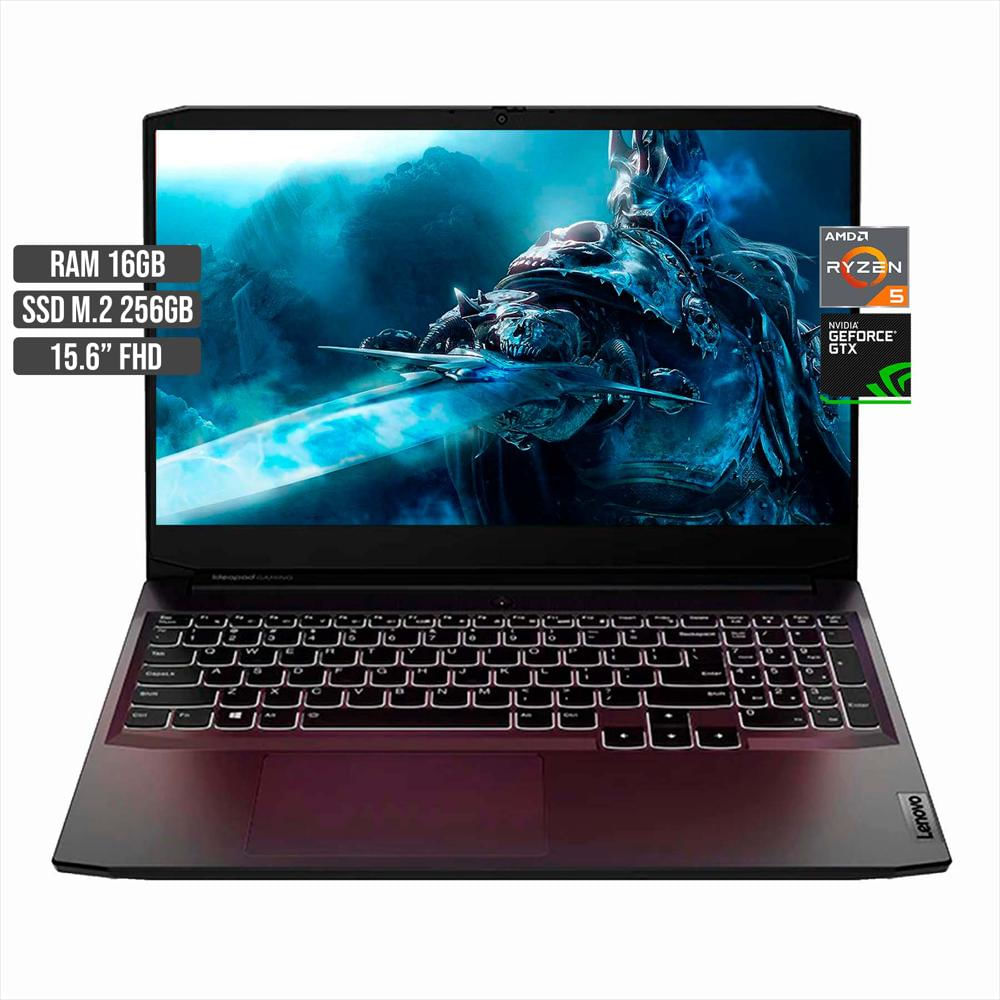 Portatil Lenovo Ideapad Amd Ryzen 5 5600H Ssd 256 Ram 16Gb Gtx 1650 img #1
