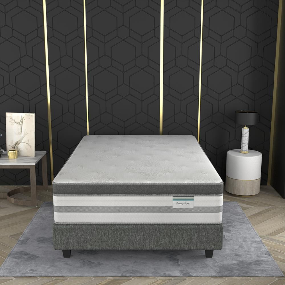 Colchon + Basecama Colchón Stark Doble 140X190 Cm Non Flip Con Super Pillow Top img #4