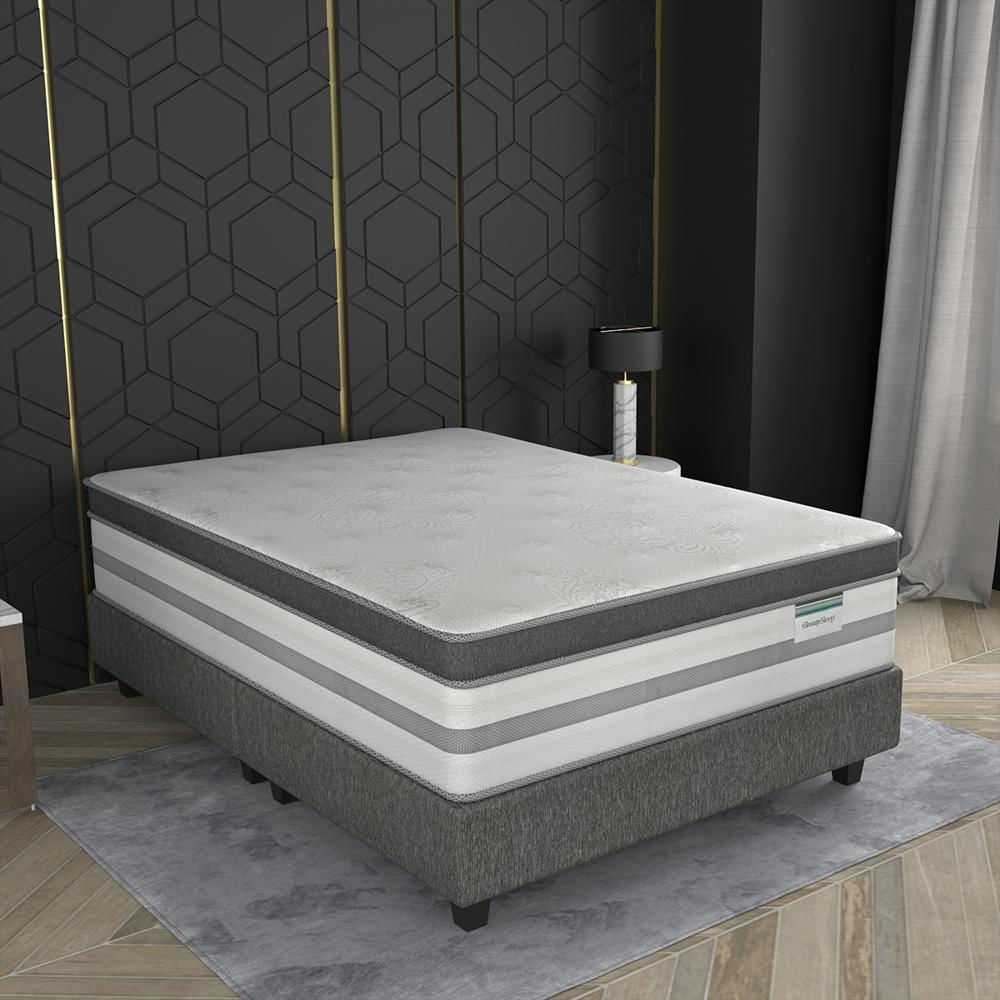 Colchon + Basecama Colchón Stark Doble 140X190 Cm Non Flip Con Super Pillow Top img #5