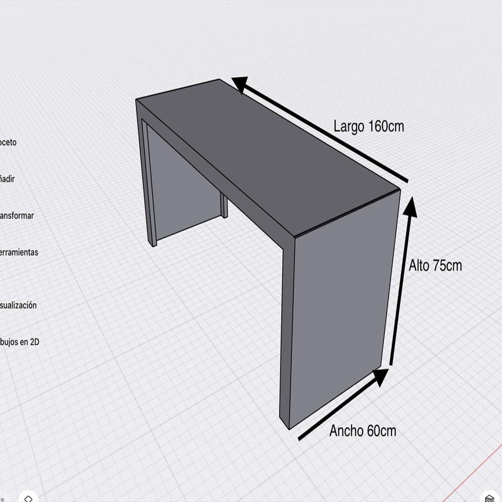 Mesa Comedor Glorya En Roble Natural 160X60cm 22Grados Decoracion img #2