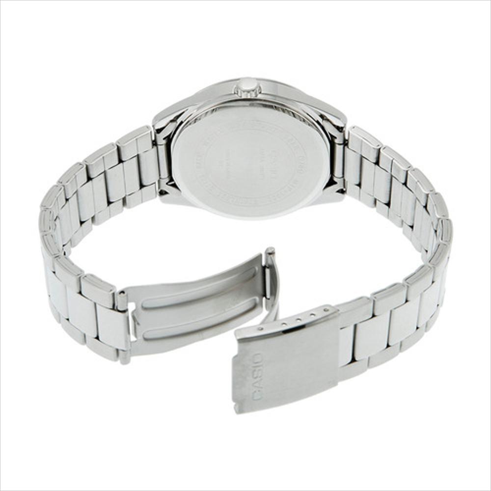 Reloj Casio Ltp 1302D 1A1 Plateado Fondo Negro Mujer img #3