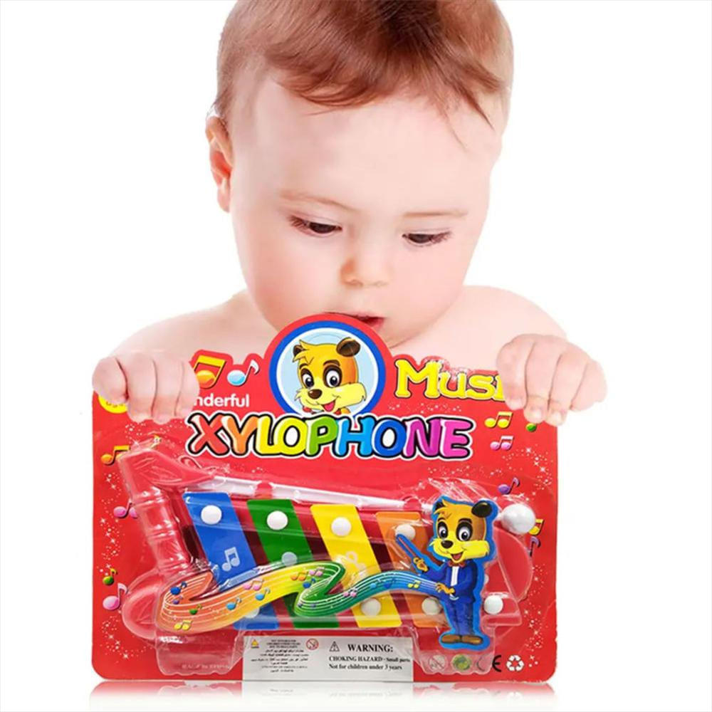 Xilófono Nota Musical Rojo Juguete Niños Y Niñas img #1