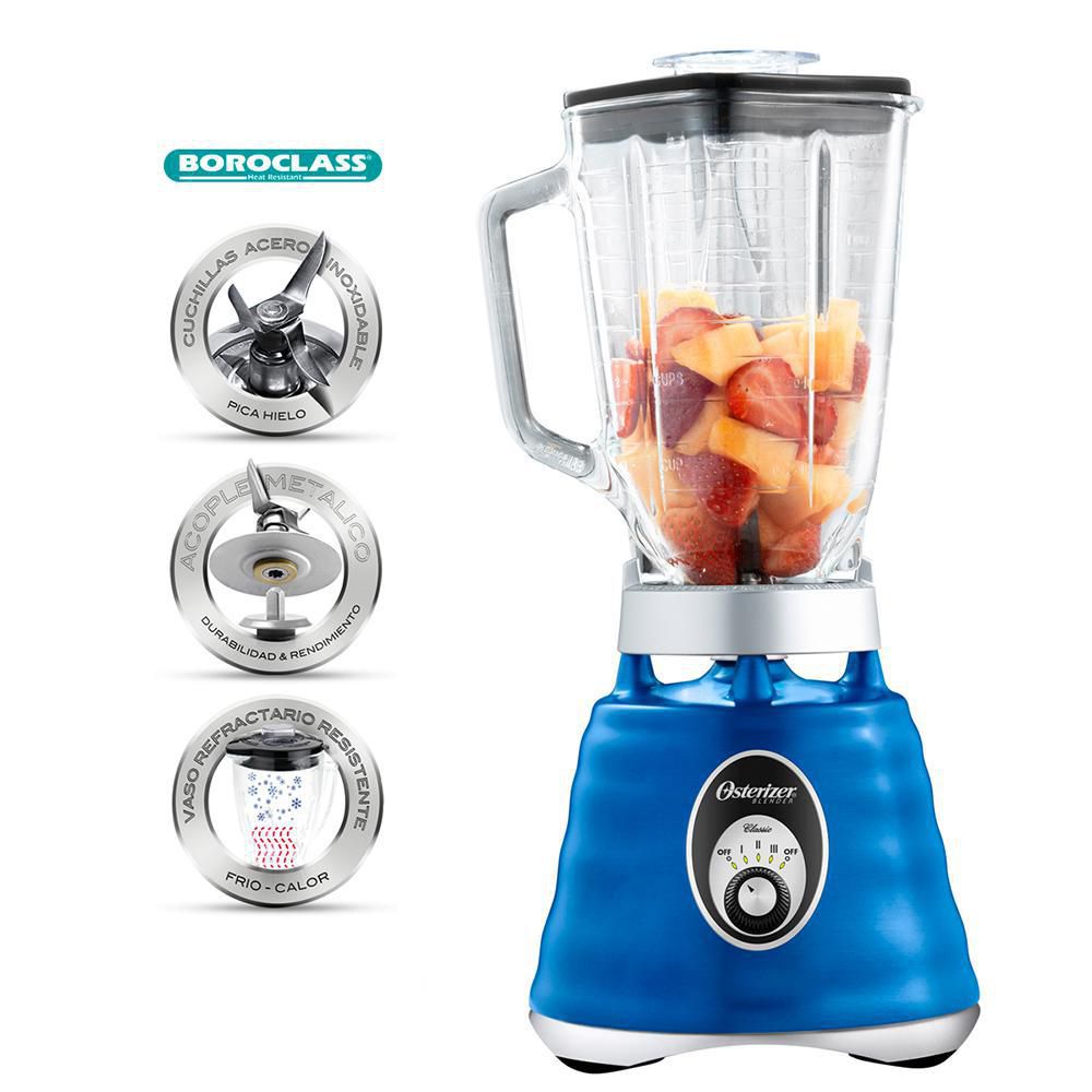 LICUADORA CROMADA VASO VIDRIO OSTER 004134R3S img #1