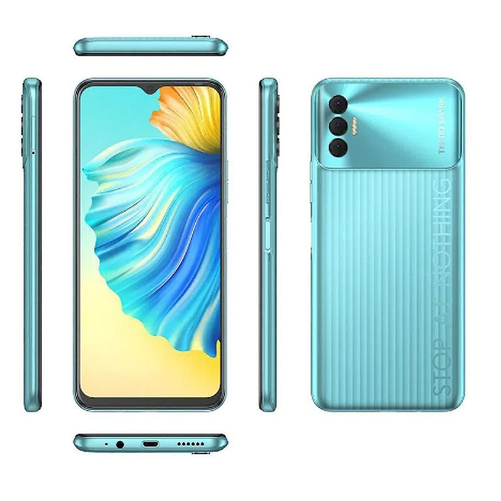 Celular Tecno Spark 8P 128Gb/4 Ram Azul Cielo img #2