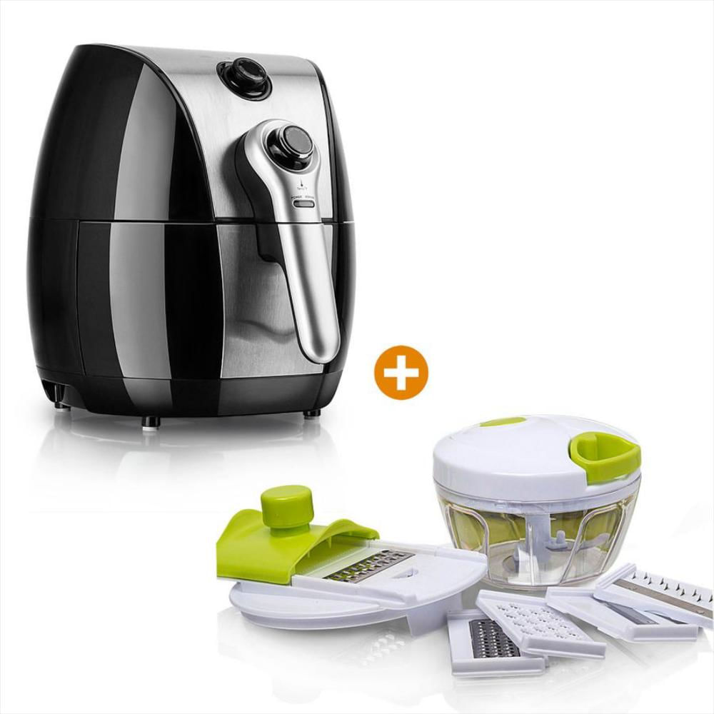 Combo Freidora 4.3L + KitX10 Picador halador Chef Master img #2