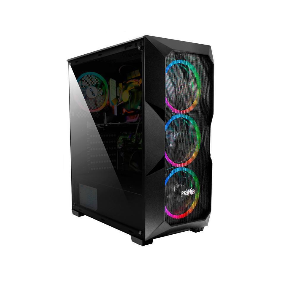 Computador Pc Torre Gamer Power L38 Amd Ryzen 3 4350G Ssd 240Gb Ram 16Gb Led 22 Pulgadas Full Hd img #2