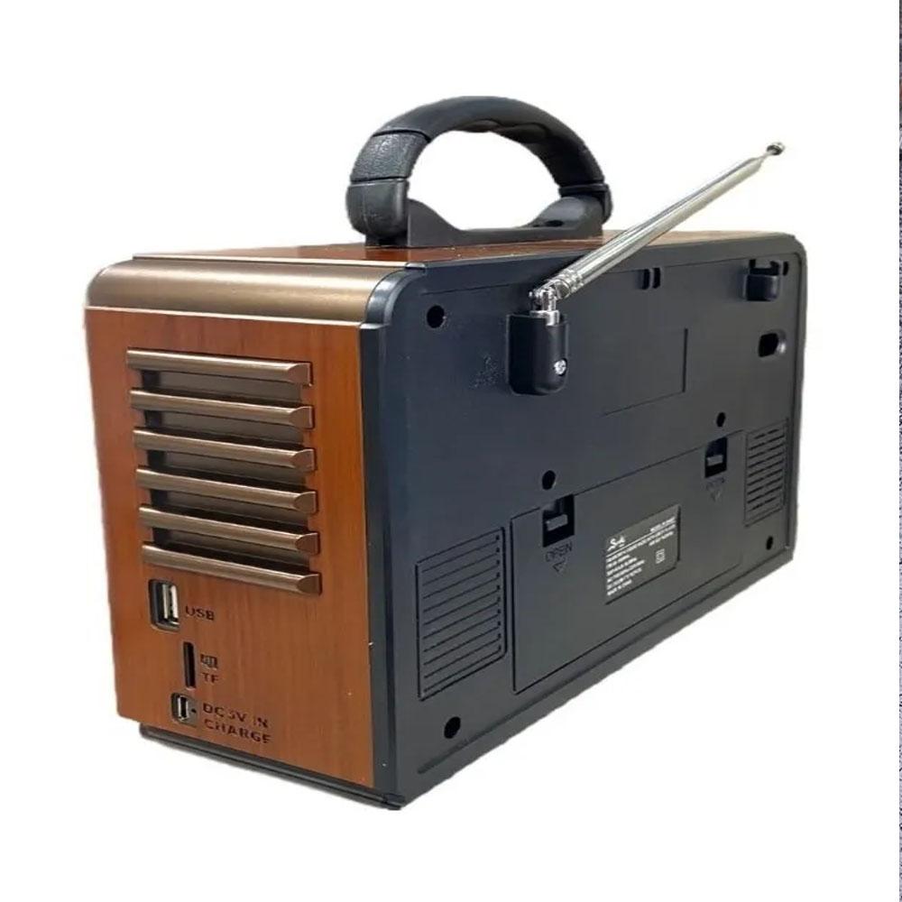 Radio Vintage Fm / Am Parlante Bluetooth Mp3 Recargable img #3