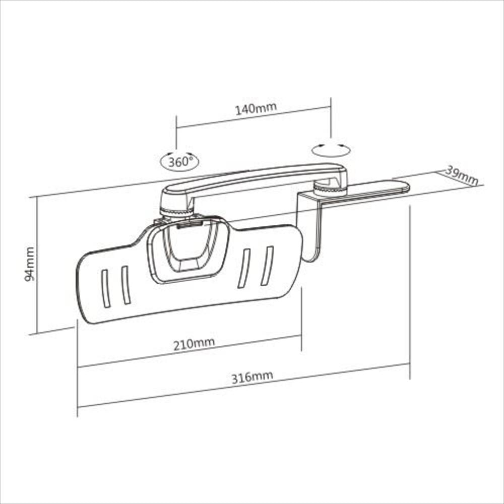 Soporte Documentos Para Monitor Tipo Clip img #2