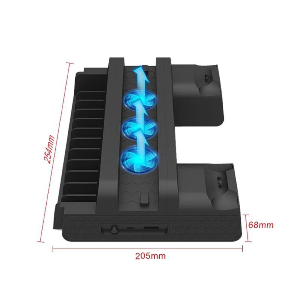 Base Refrigerante Multifuncional Ps4 Pro Slim Porta Juego img #3
