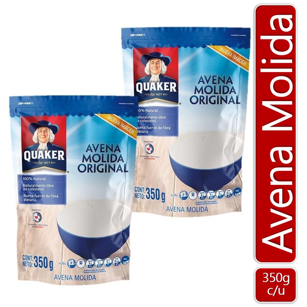 Avena Quaker Molida Original 350 Gr X2 Uds img #1