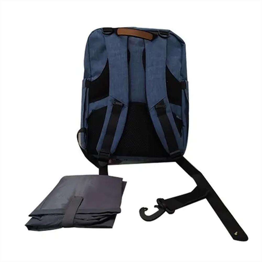 Pañalera Bebé Morral Azul Niño img #2