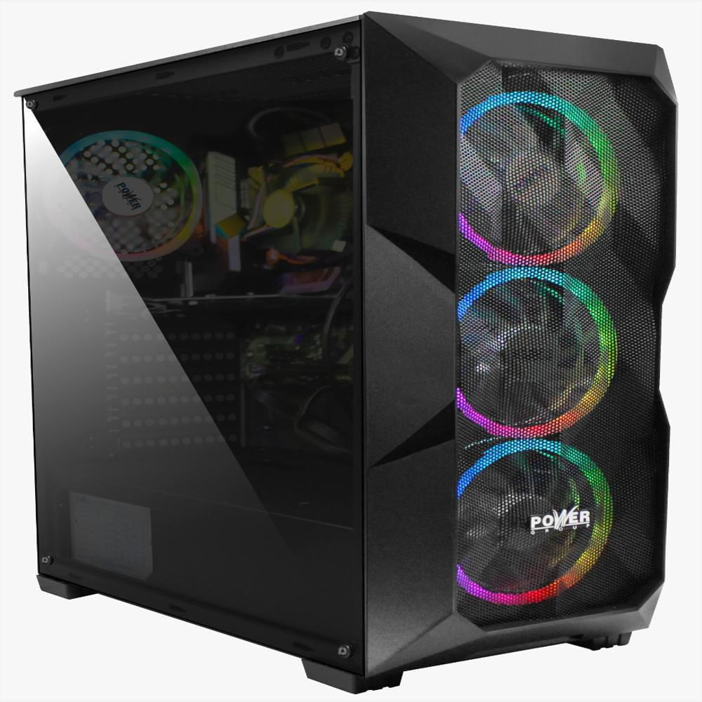 Computador Pc Torre Gamer Power L38 Amd Ryzen 5 3400G Ssd 240Gb Ram 8Gb Led 22 Full Hd img #2