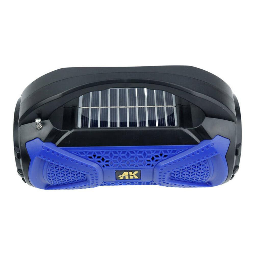 Parlante Altavoz Bluetooth Portatil Usb Sd Panel Solar Linterna Ak1136 img #2