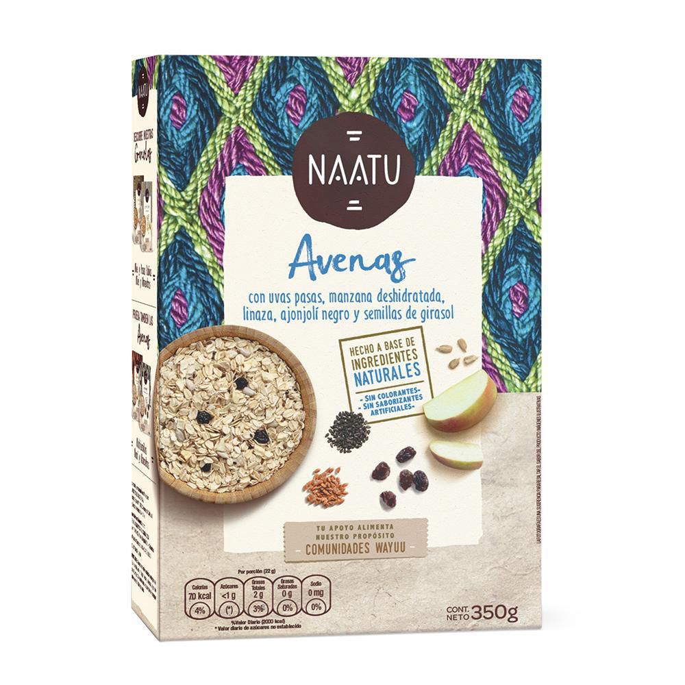 AVENA CHIA UVA MANI AJONJOLI NAATU 350 gr img #1