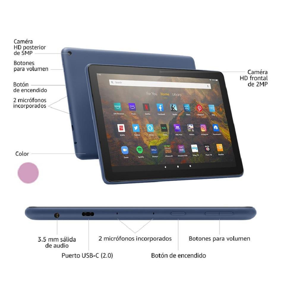 Tablet Amazon Fire Hd10 32Gb 3Gbram Con Alexa Lila img #4