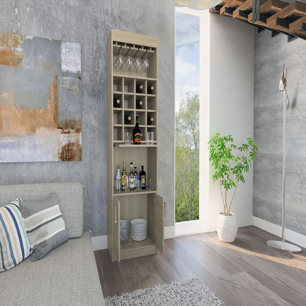 Bar Sancro, Beige, Con Gran Capacidad De Almacenamiento img #2