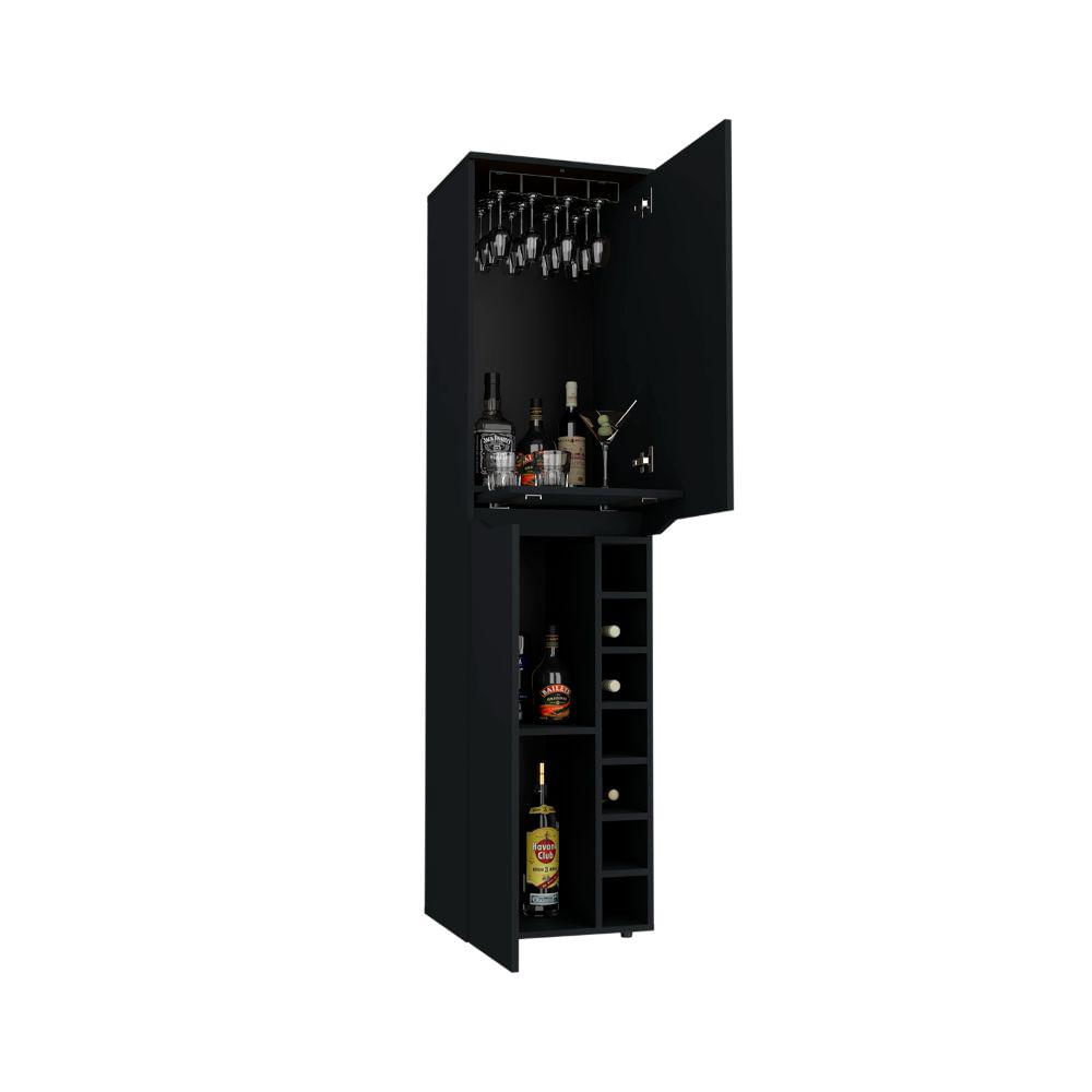 Bar Yeko, Wengue, Con 2 Puertas Y Amplio Espacio De Almacenaje img #3