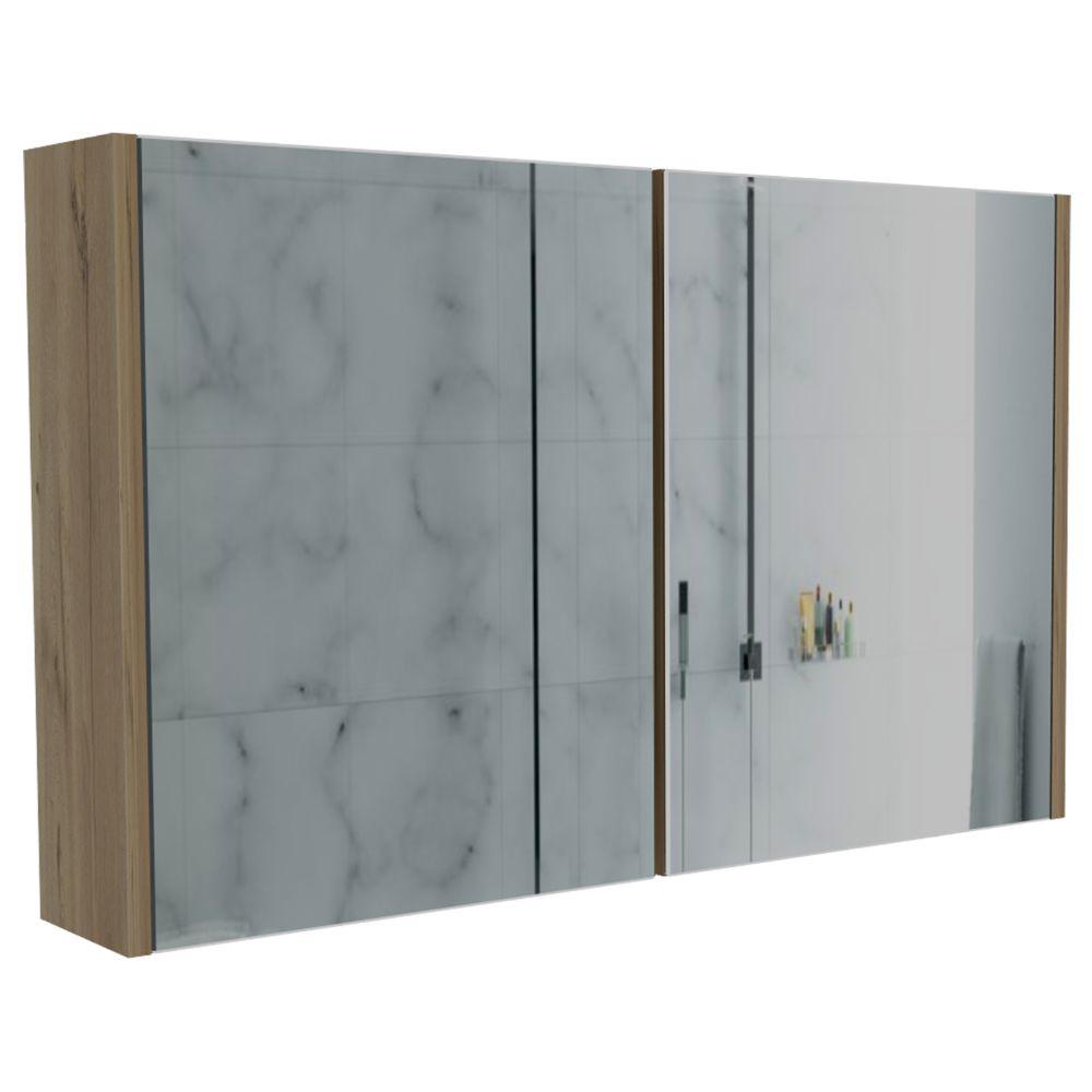 Gabinete De Baño Agni, Café Claro, Con Dos Puestas Y Espacio Para Almacenar Objetos img #3