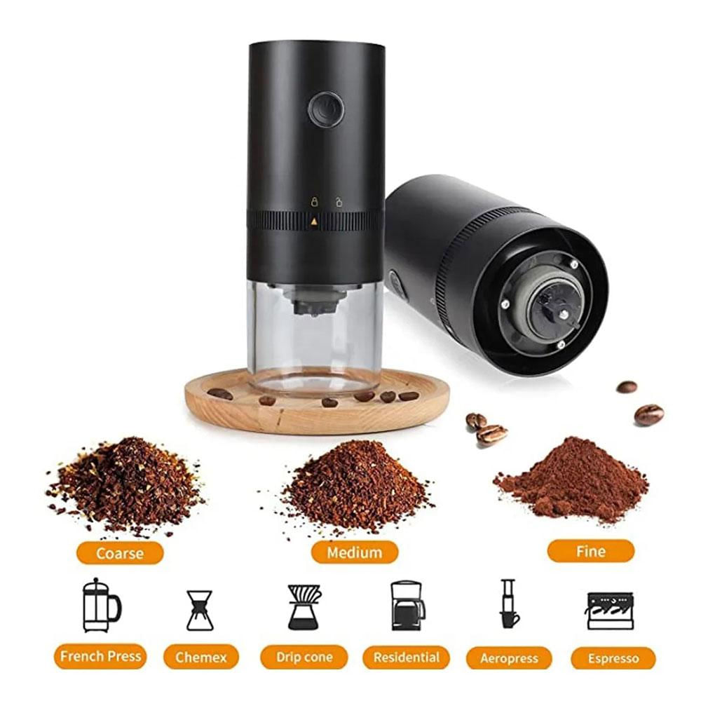 Triturador Inalámbrico Granos Molino Negro Carga Usb 120Ml Automático img #2