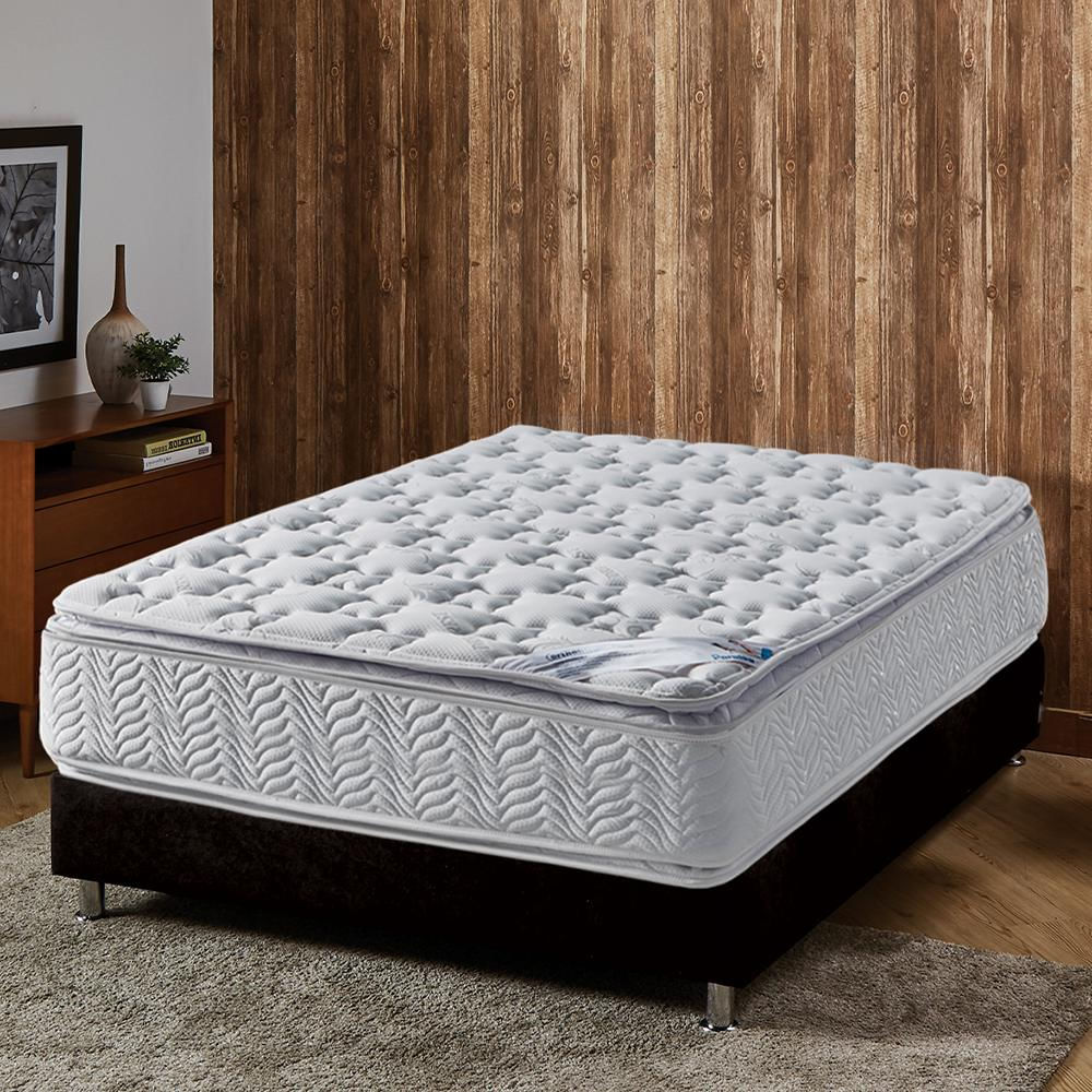 Combo Colchón Paraiso Bretania Queen 160*190 Cm Dc+Basecama img #2