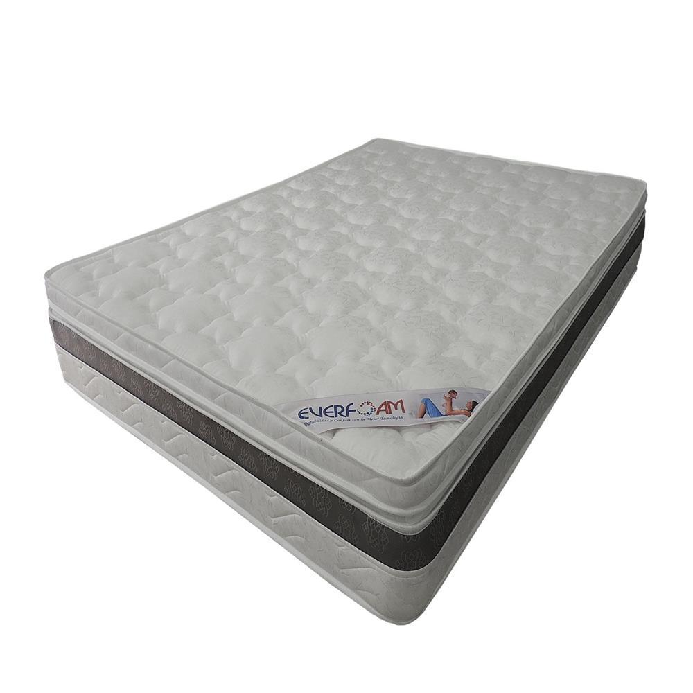 Colchon Everfoam Fullness Queen 160X190x29 Cm De Firmeza Media img #1