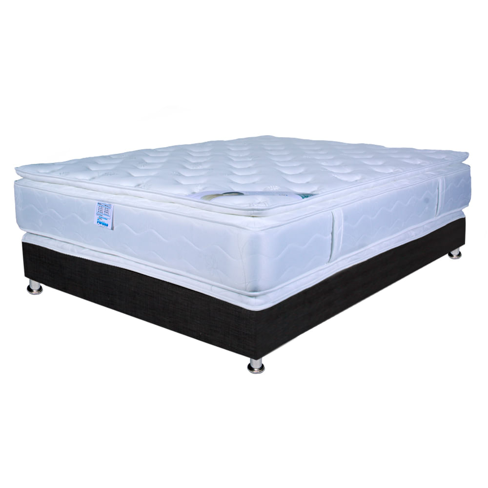 Combo Paraíso Capri Semidoble 130*190 Dc + Basecama img #2