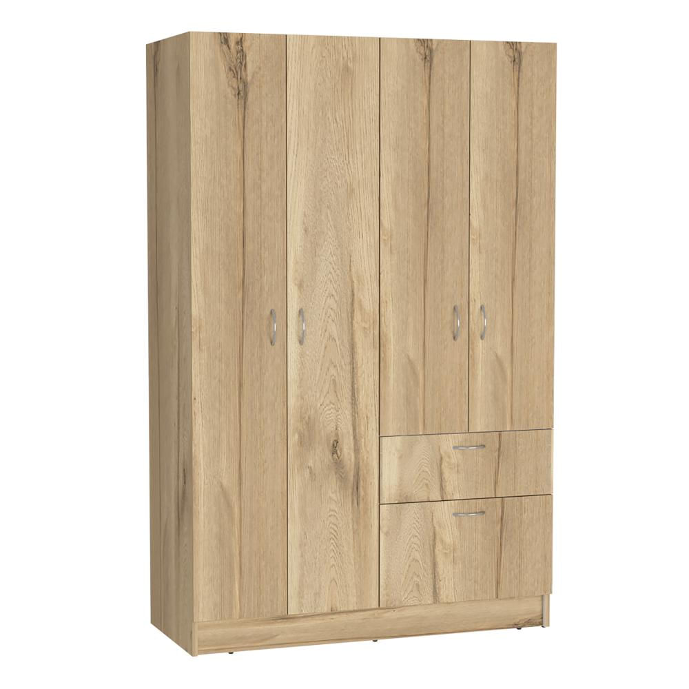 Closet Mitú, Café Claro Y Blanco, Con Cinco Puertas Success img #3