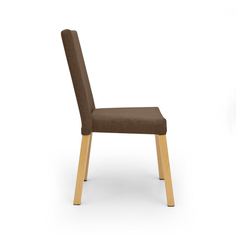 Set Sillas Viena Tela Poliéster Chocolate X4 img #4
