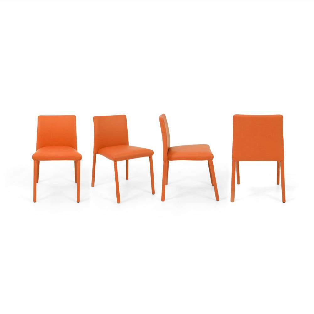 Set Sillas Lugo Kids Naranja X4 img #1