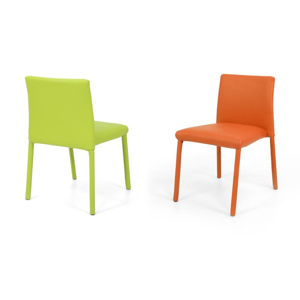 Set Sillas Lugo Kids Verde Naranja X2 img #1