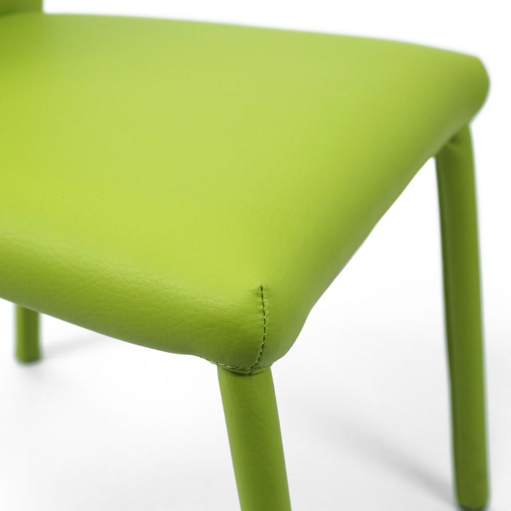 Set Sillas Lugo Kids Naranja Verde X4 img #5