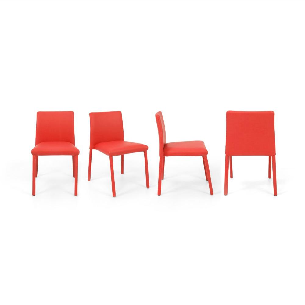 Set Sillas Lugo Kids Rojo X4 img #1