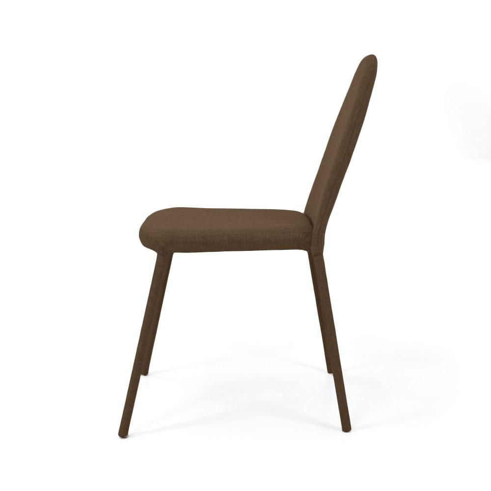 Silla De Comedor Dublin Chocolate En Tela img #3