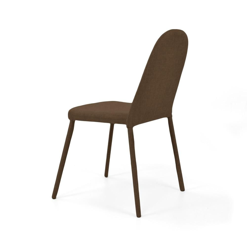 Silla De Comedor Dublin Chocolate En Tela img #4